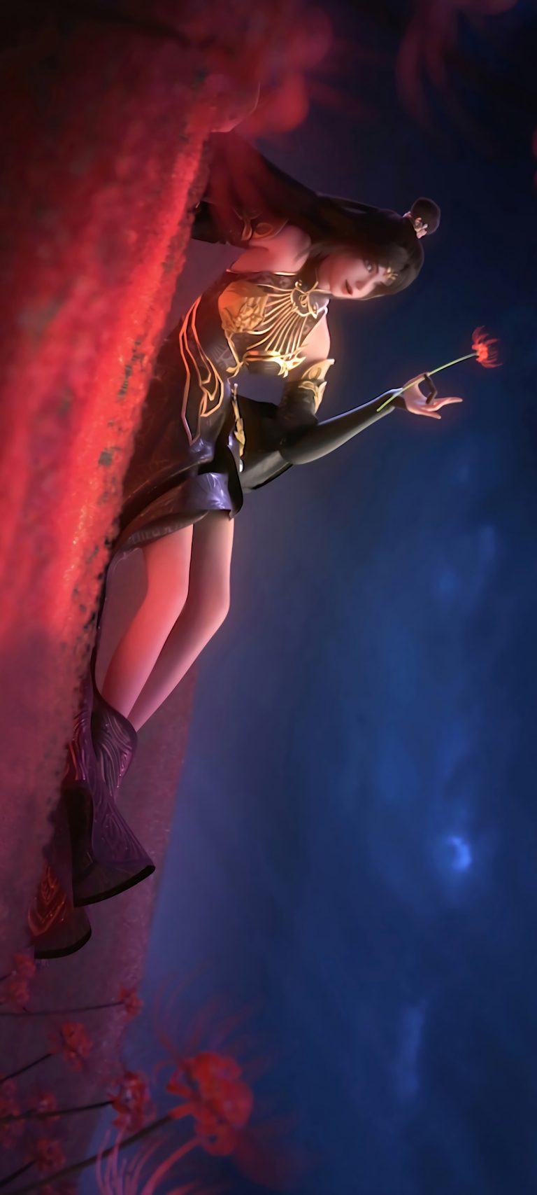 完美世界魔女彼岸花手机壁纸